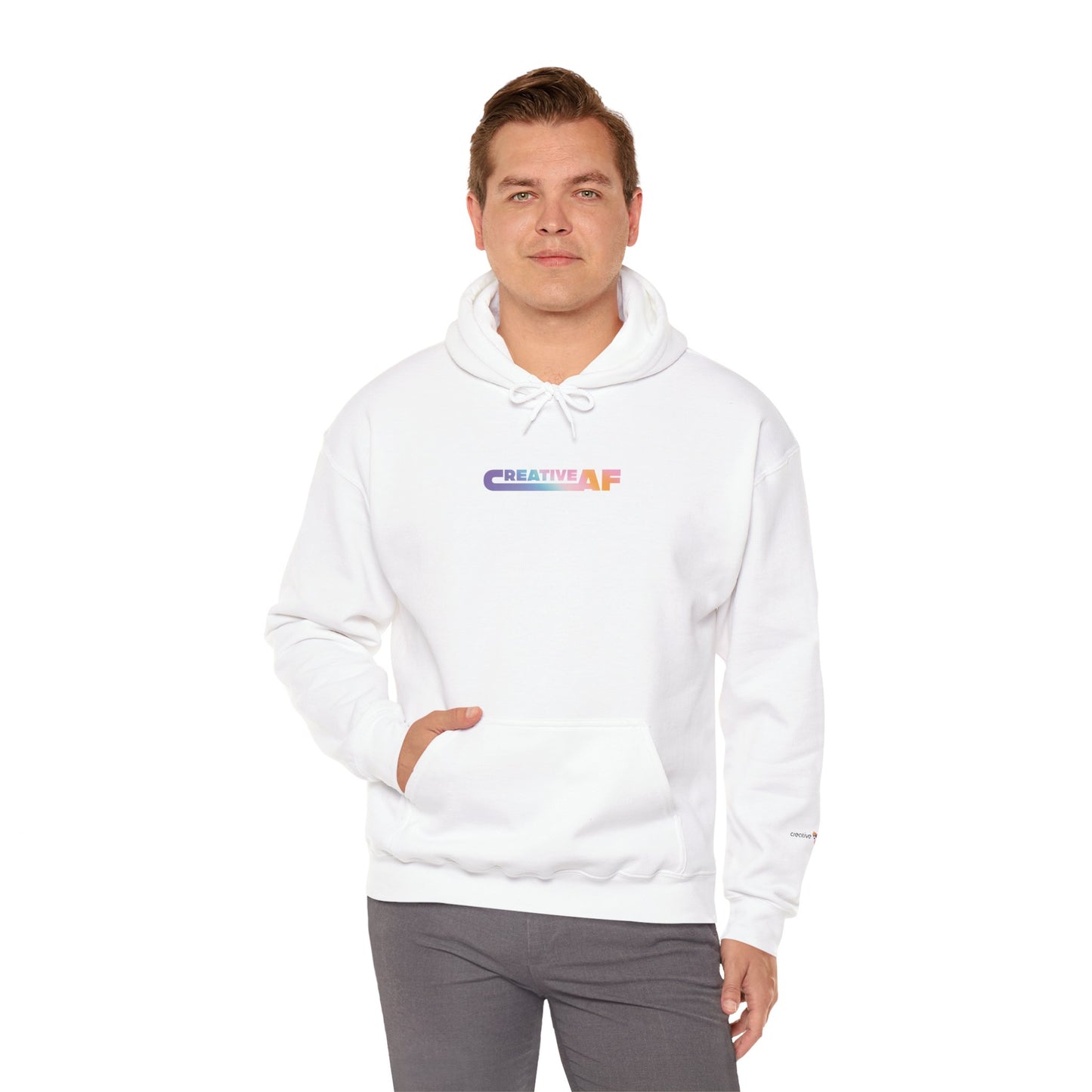 White Creative AF Hoodie