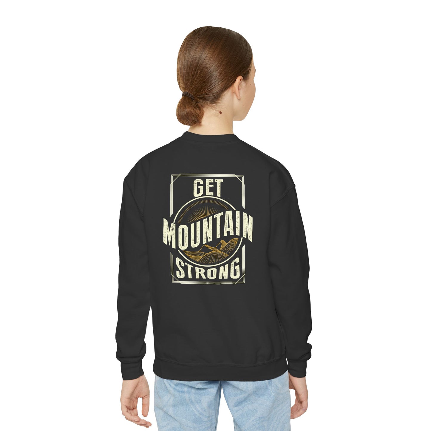 Brandmark Mountain Strong Classic Kids Sweatshirt | Get Mountain Strong