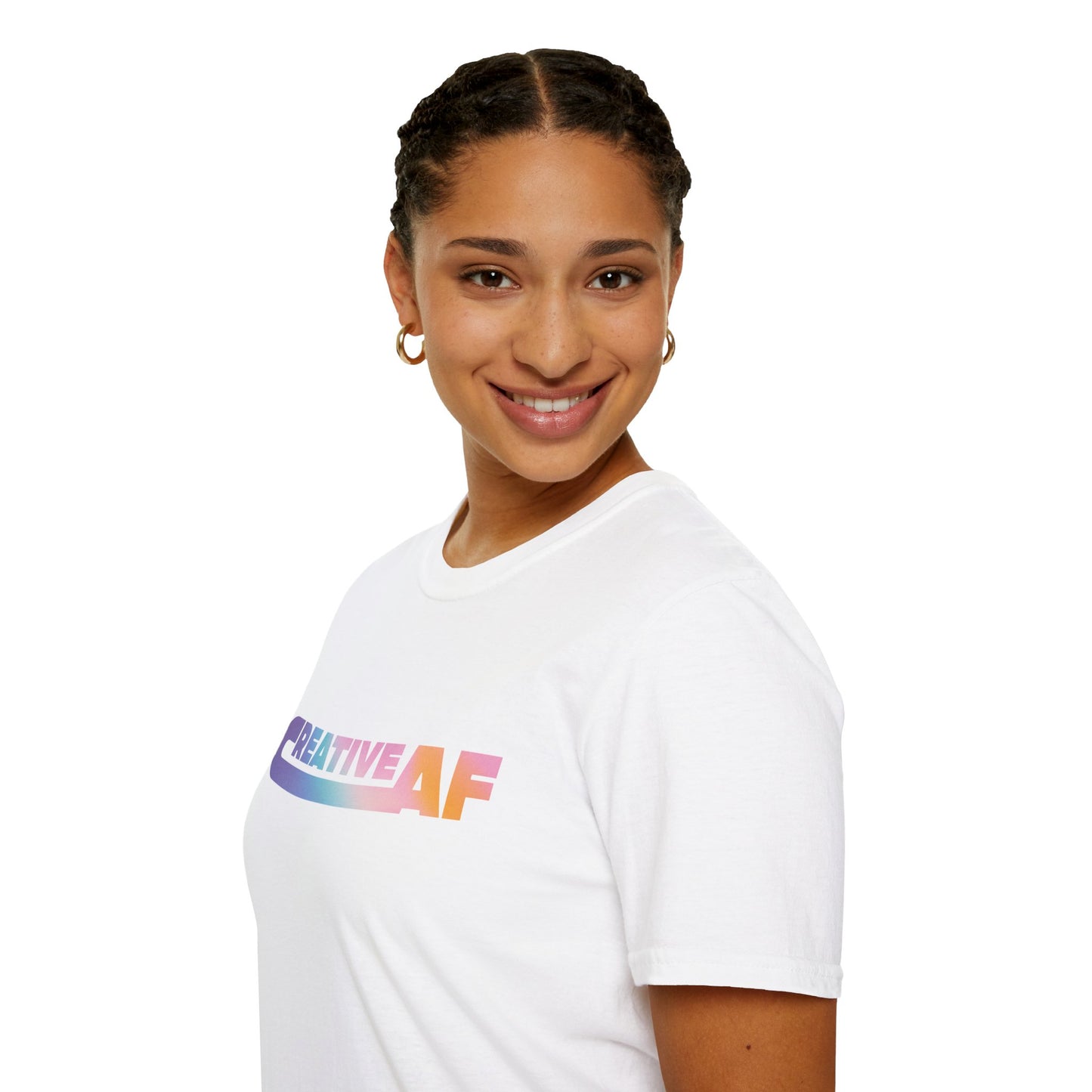 White Creative AF Tee
