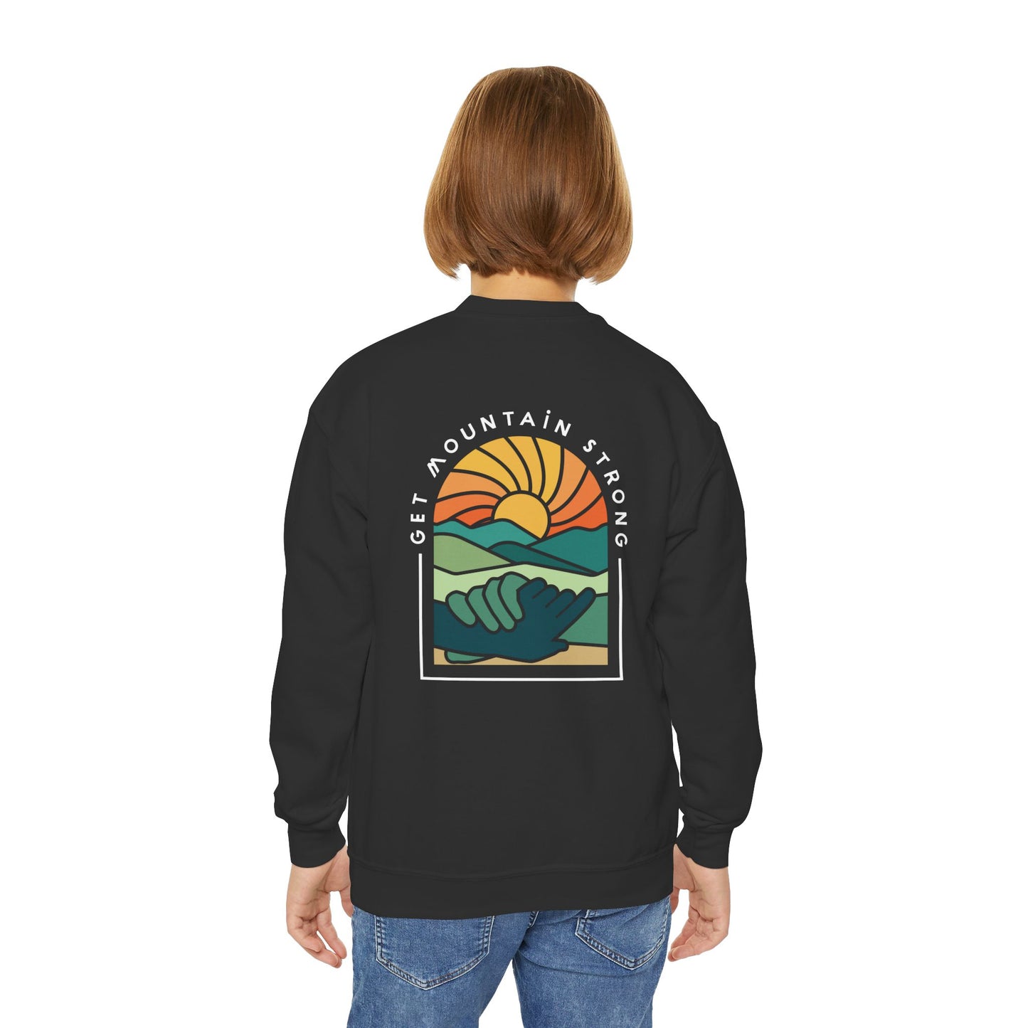 828 Summit Strength Kids Sweatshirt | Get Mountain Strong