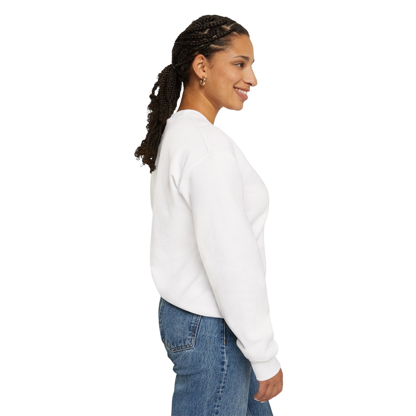White Creative AF Crewneck Sweatshirt