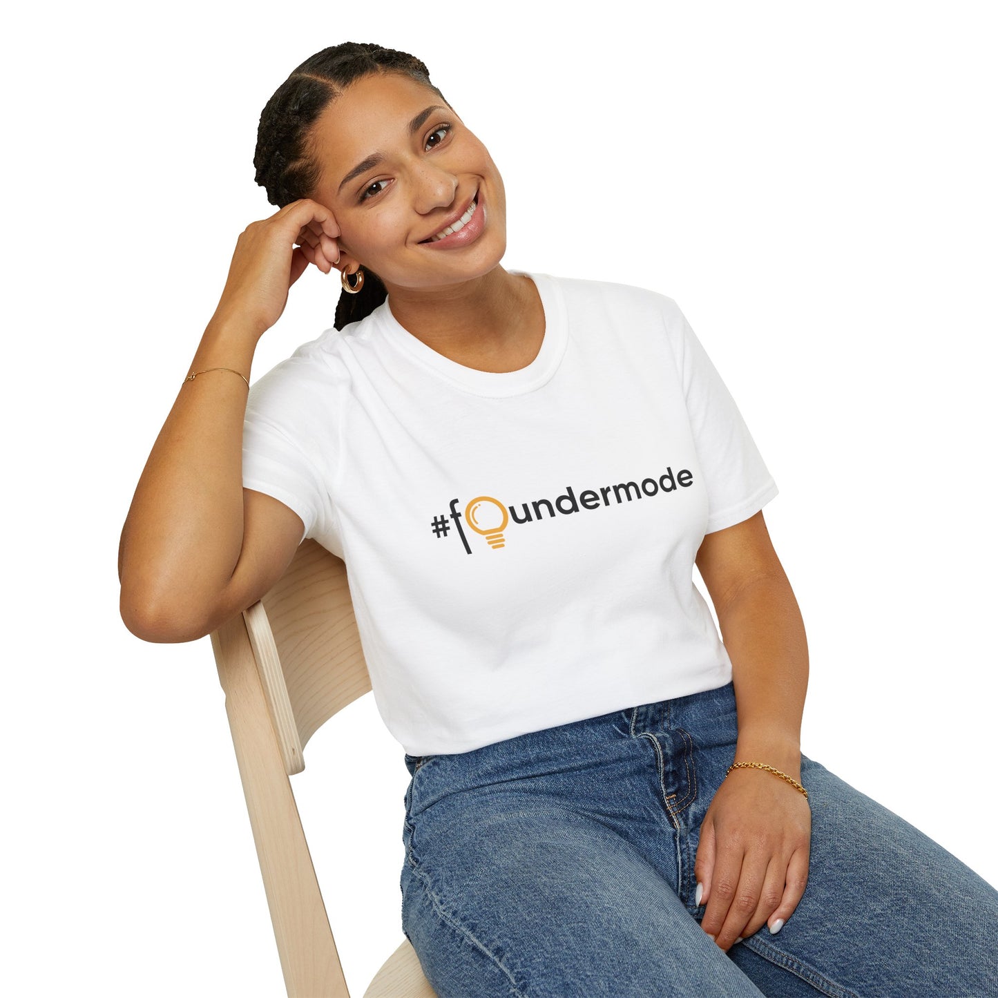 White Founder Mode Tee