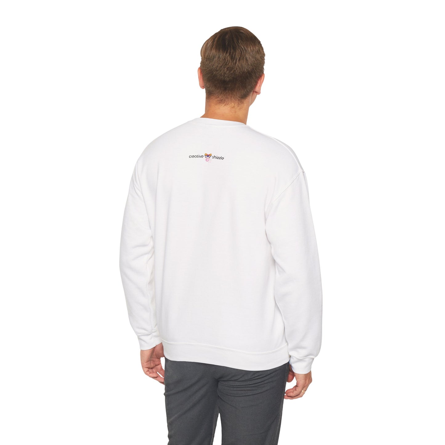 White Creative AF Crewneck Sweatshirt