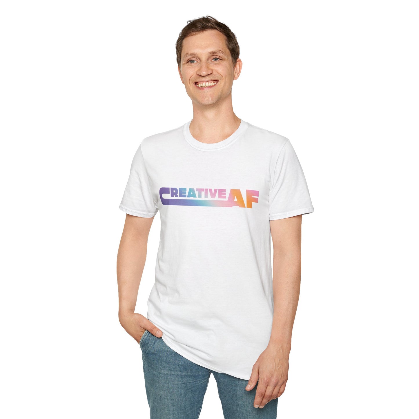 White Creative AF Tee