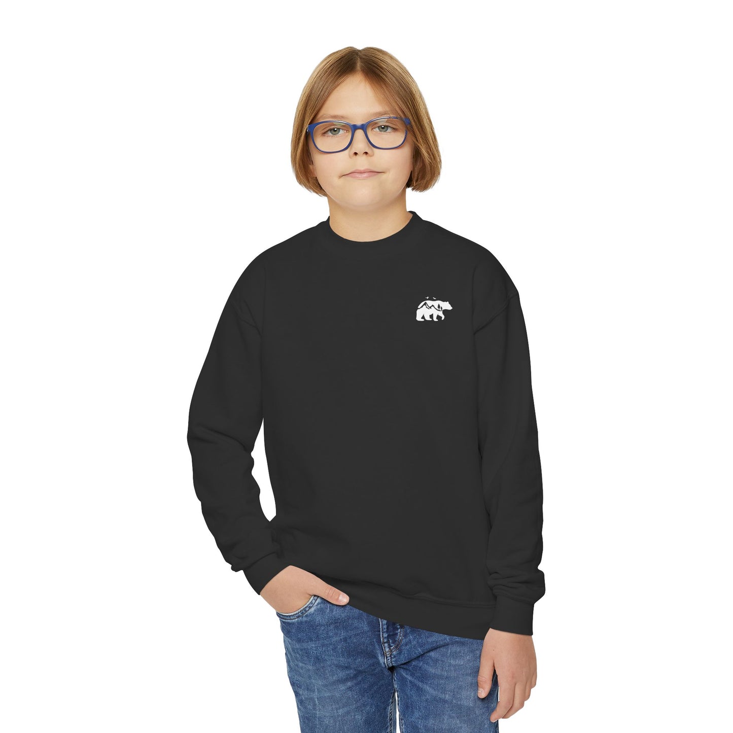 Brandmark Summit Strength Kids Sweatshirt | Get Mountain Strong