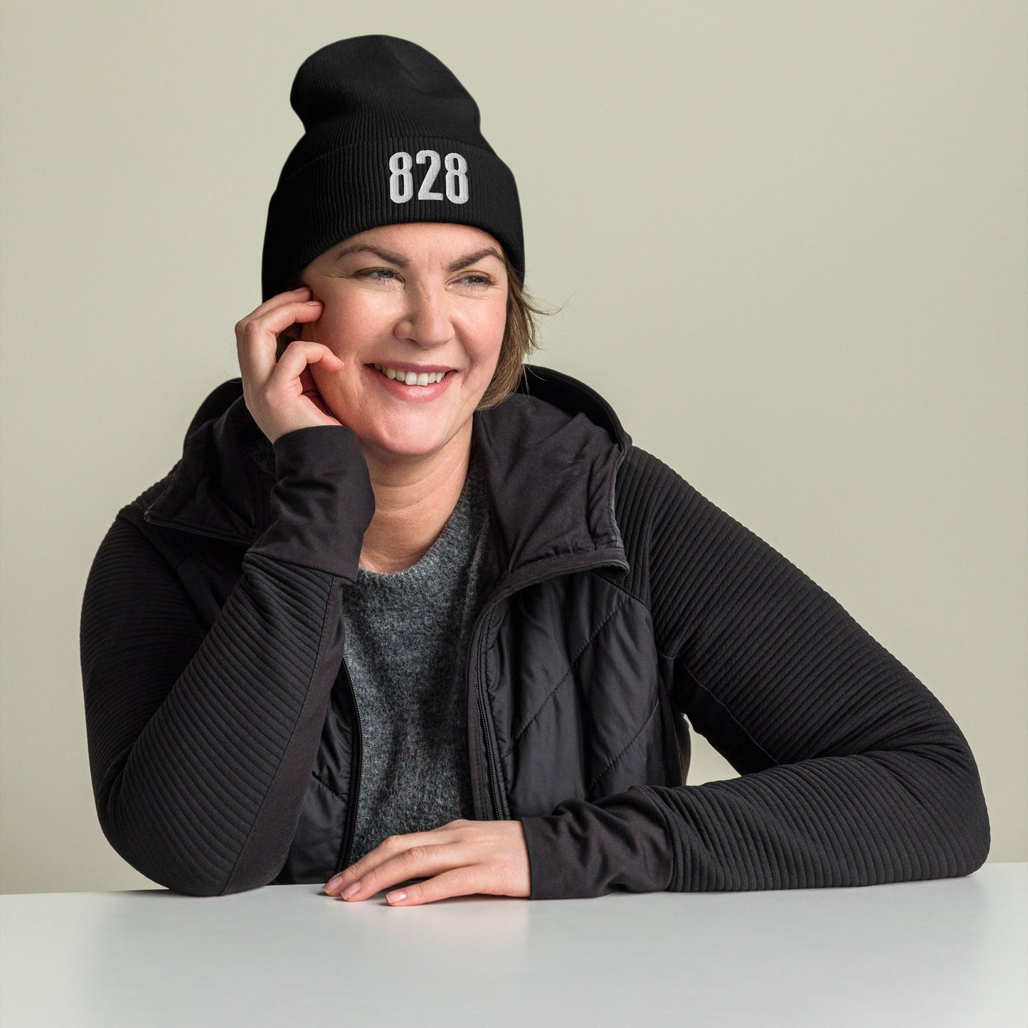828 Beanie | Get Mountain Strong | Cuffed Beanie